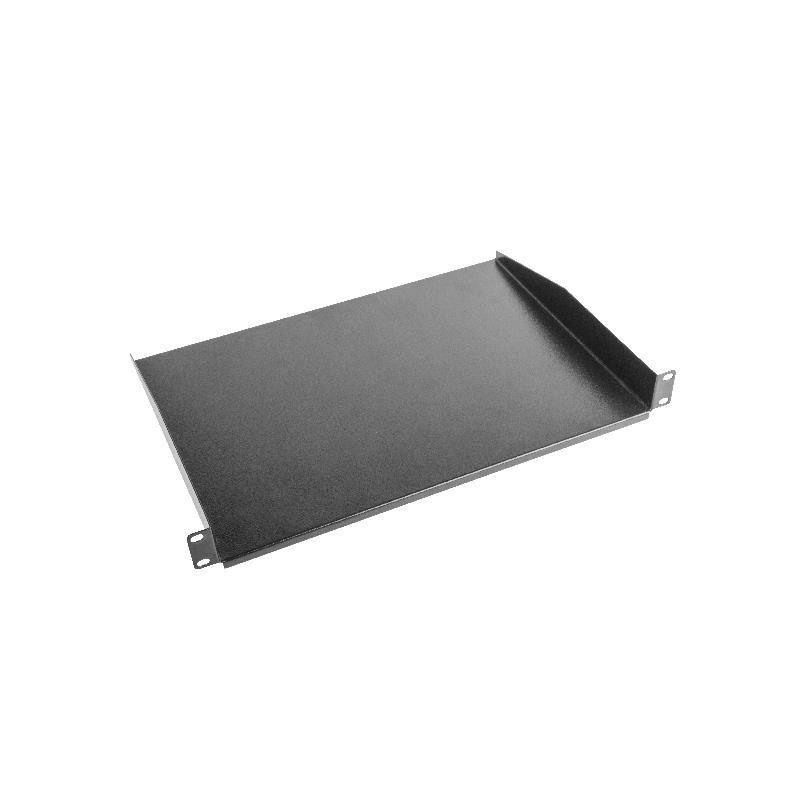 Lanberg fixed shelf 19'' 1U / 483x315mm max load capacity up to 20kg black