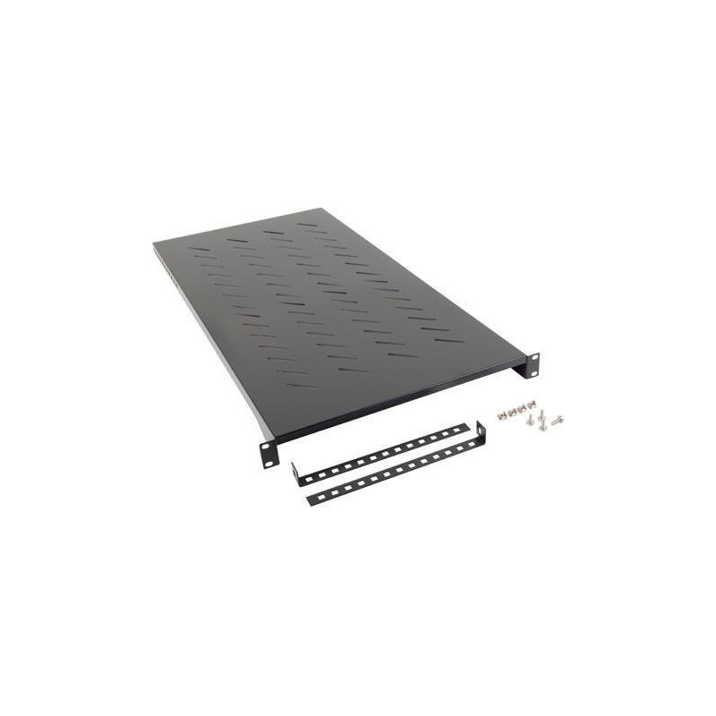 LANBERG 19 fixed shelf 1U / 483x900mm