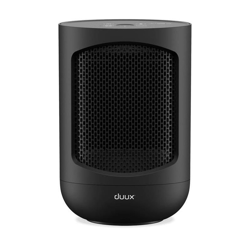 Duux Zone Personal Ceramic Heater 600 / 900 / 1500 W Black IP21 8716164990638(Atv.iepak.)