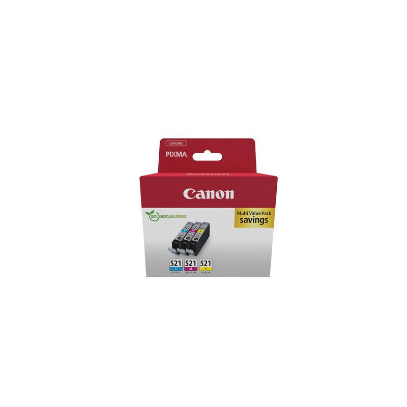 CANON CLI-521 Ink Cartridge Multipack