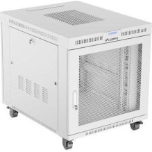 FLOOR STANDING RACK CABINET 19" 15U 800X1000 GREY PERFORATED LCD DOOR LANBERG (FLAT PACK)