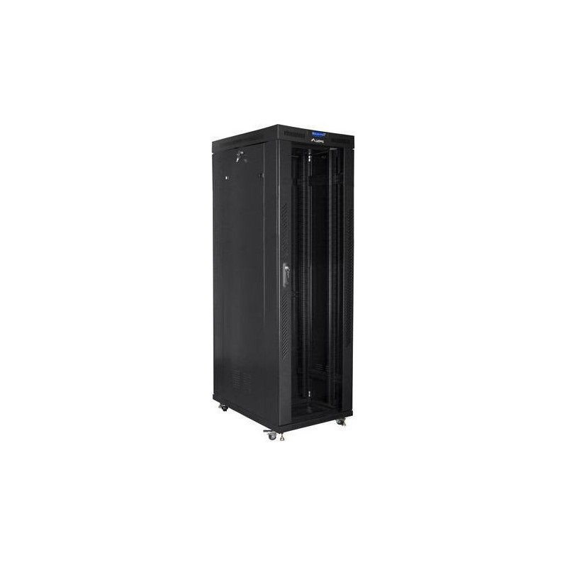 LANBERG Brīvi stāvošs rack 19inch cabinet 42U 800x1000 glass door LCD flat pack juodas 5901969430462