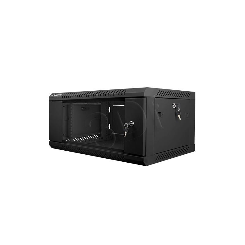Wall-Mounted Rack 19'' 4U 600X450mm black