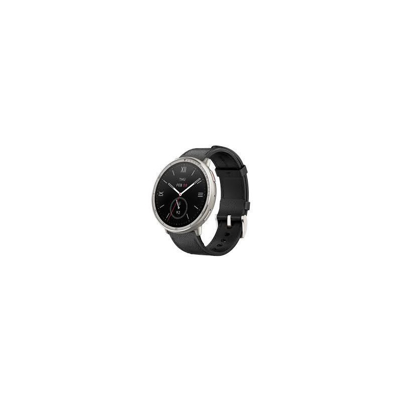 Amazfit Active 2 Silver Black leather