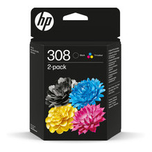 HP 308 Sort Gul Cyan...