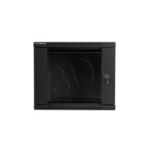 Wall-Mounted Rack 19'' 9U 600X600mm black