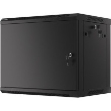 Lanberg WF01-6409-00B rack cabinet 9U Wall mounted rack Black