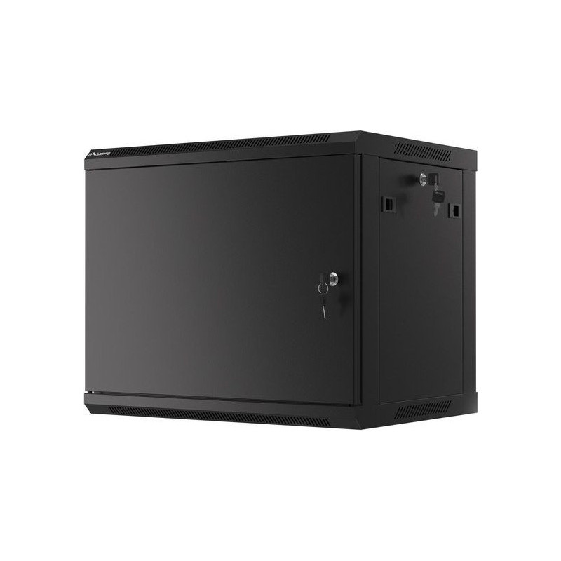 Lanberg WF01-6409-00B rack cabinet 9U Wall mounted rack Black