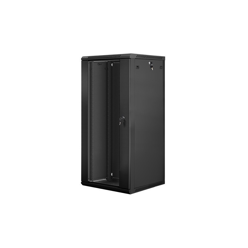 Lanberg wall-mounted rack 19'' demounted flat pack 27U / 600x600mm black