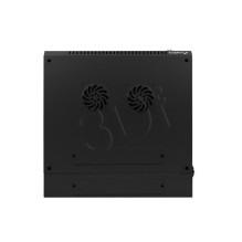 Wall-Mounted Rack 19'' 9U 2sect 600X600mm blac