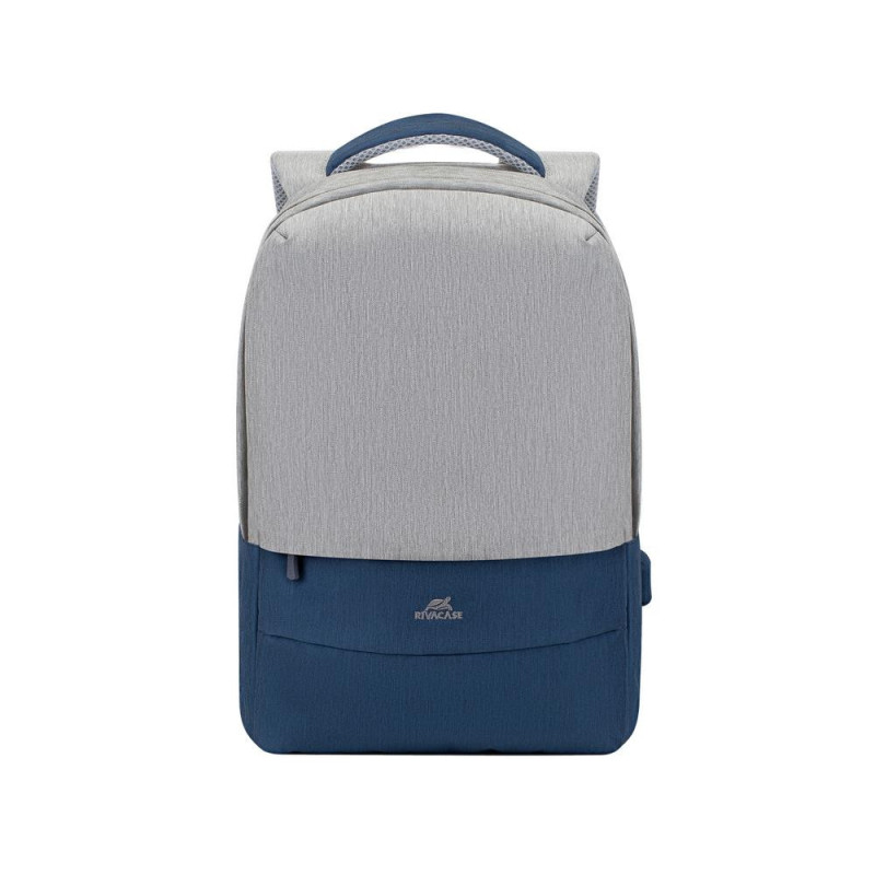 NB CASE ANTI-THEFT 15.6" / 7562 GREY / DARK BLUE RIVACASE