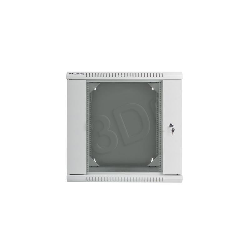 Wall-Mounted Rack 19'' 12U 2sect 600X600mm gre