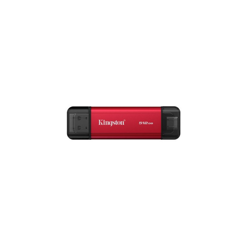 Kingston Dual Portable Solid-State Drive USB Type-A and Type-C 512 GB Solid-state drive interface USB 3.2 Gen 2 Read spe
