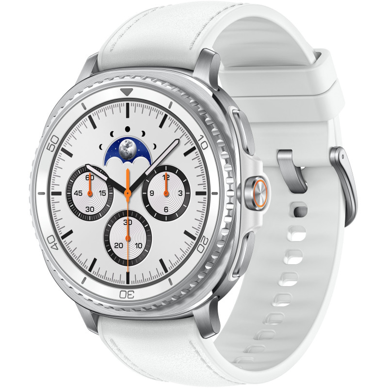 Samsung Galaxy Watch 8 Classic 3.3 cm (1.3") AMOLED 46 mm Digital 438 x 438 pixels Touchscreen Silver Wi-Fi GPS (sa
