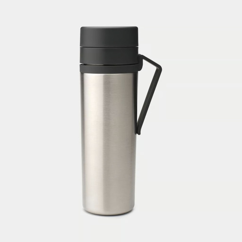 BRABANTIA Make &amp; Take termokrūze 0.5 L dark grey 228643
