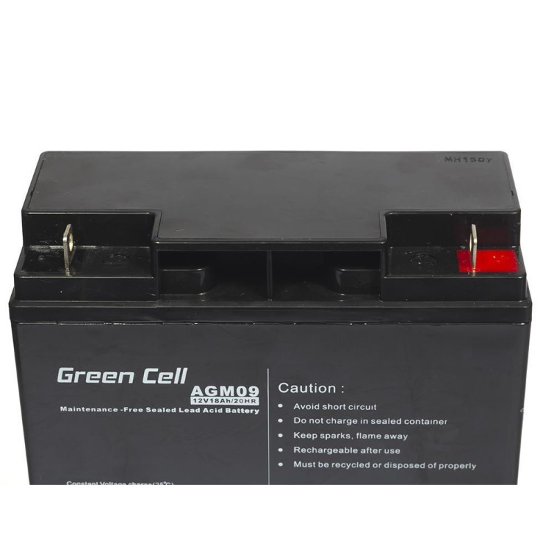 Green Cell Akumulator AGM 12V 18Ah (AGM09)
