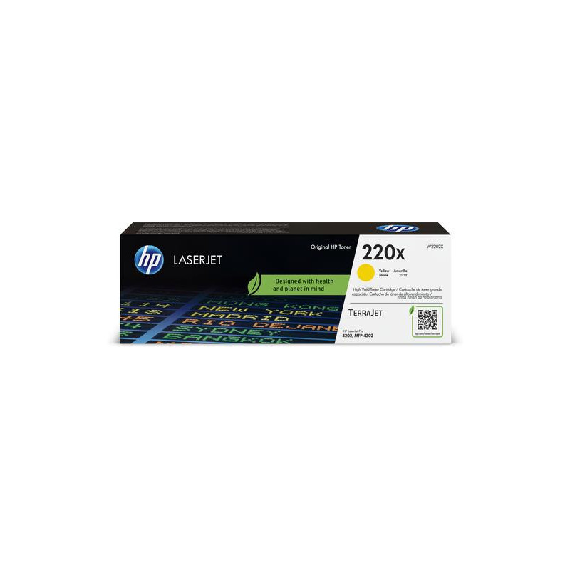 HP 220X Yellow Original LaserJet Toner