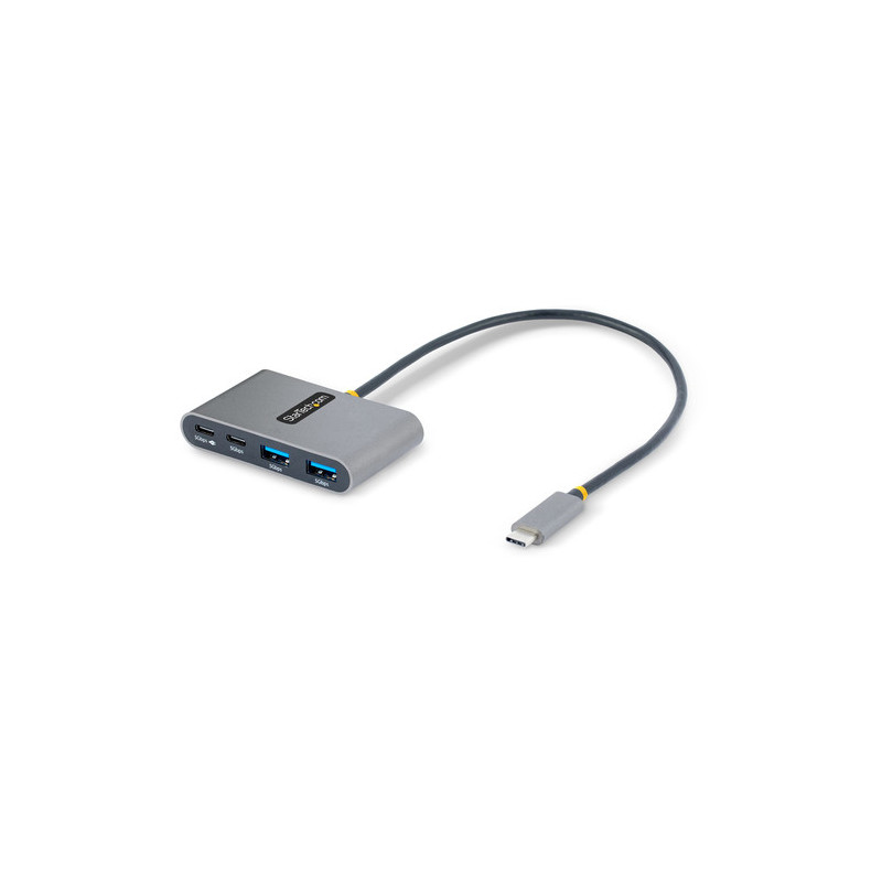 STARTECH 4-PORT USB-C HUB 5GBPS PD PORTABLE HUB W / USB-C CHARGING