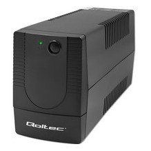 Qoltec 53772 uninterruptible power supply (UPS) Line-Interactive 0.65 kVA 360 W 1 AC outlet(s)