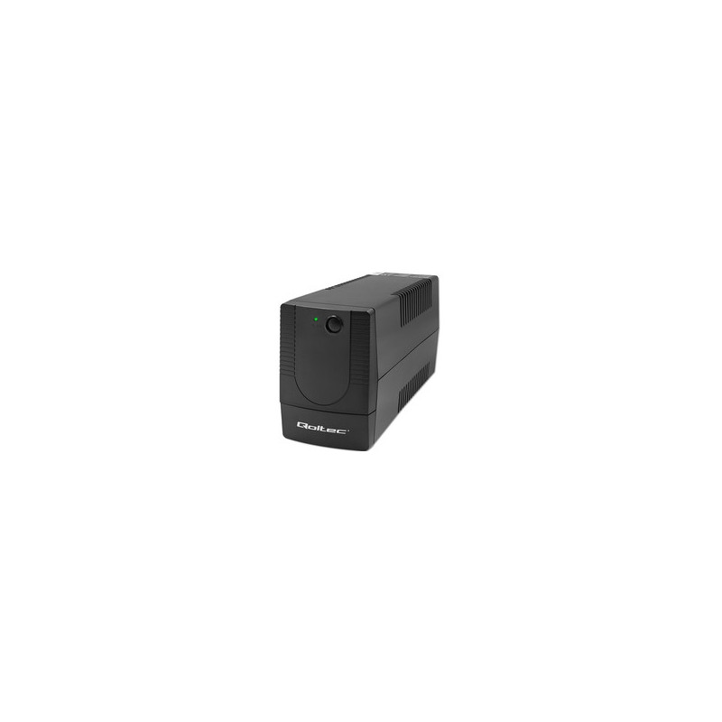 Qoltec 53772 uninterruptible power supply (UPS) Line-Interactive 0.65 kVA 360 W 1 AC outlet(s)
