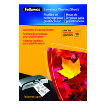 FELLOWES CLEANING AND CARRIER SHEET 10PK