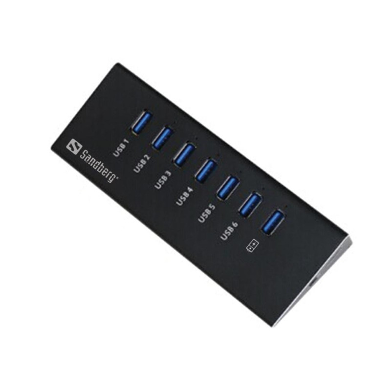 Sandberg USB 3.0 Hub 6+1 ports
