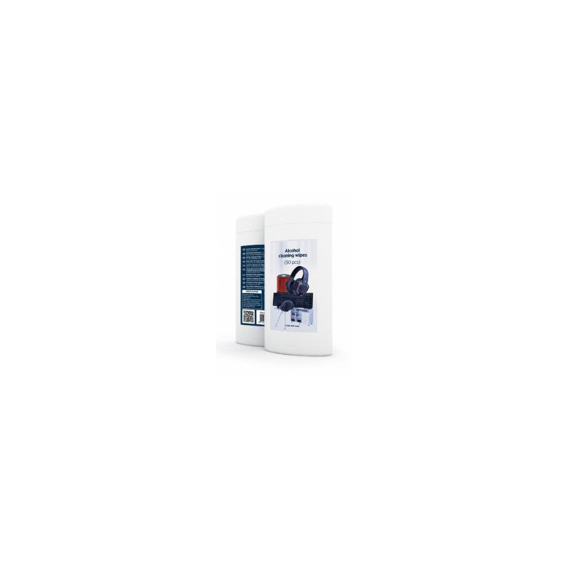 GEMBIRD Alcohol cleaning wipes 50 pcs