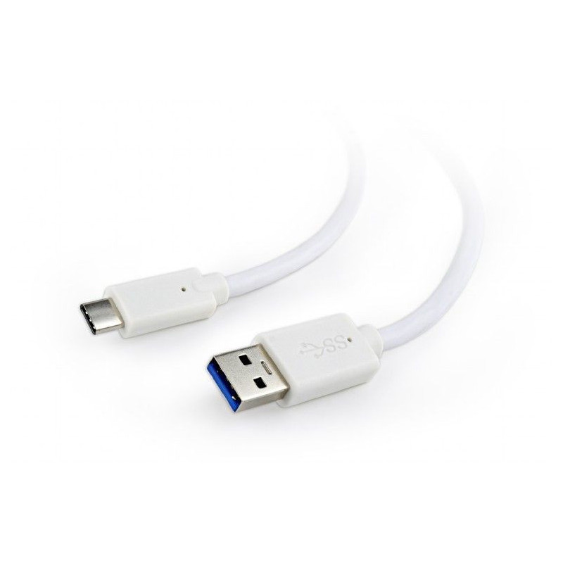 Gembird USB 3.0 AM to Type-C cable (AM / CM) 3m white