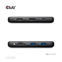 Club3D USB-C 8in1-HUB DP1.4...