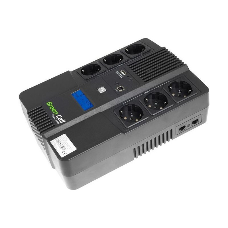 Green Cell Registered UPS AiO 600VA LCD