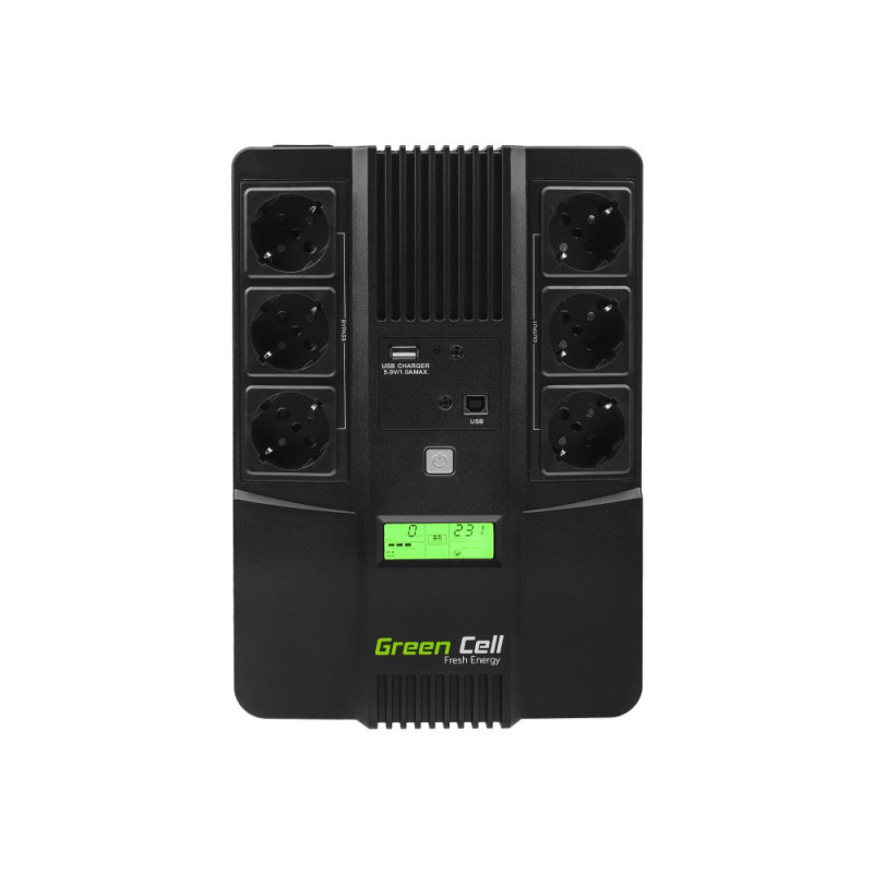 Green Cell Registered UPS AiO 800VA LCD