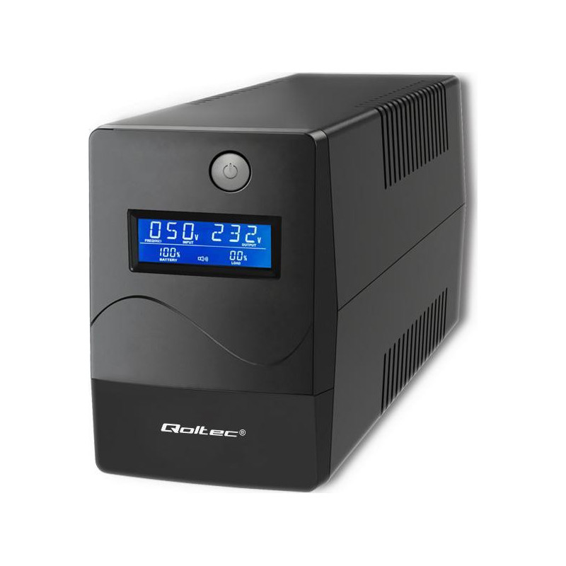 Qoltec 53978 UPS Monolith 650VA 360W LCD