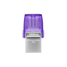 Kingston DataTraveler DT Micro Duo 3C 128 GB USB Type-C and Type-A Purple