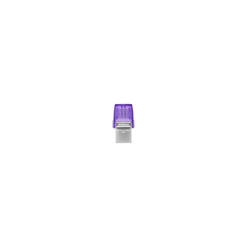 Kingston DataTraveler DT Micro Duo 3C 256 GB USB Type-C and Type-A Purple