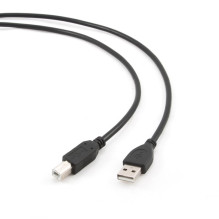 USB Cable 2.0 AM-BM 1m / black
