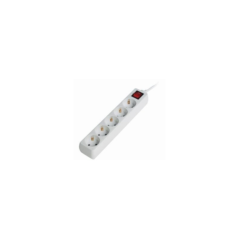 PROTECTOR POWER SURGE 1.8M / 5OUTL SPG4-C-6 GEMBIRD