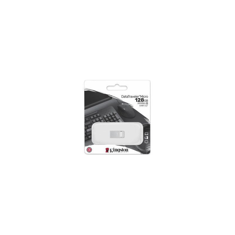 Pendrive Data Traveler Micro G2 128GB USB 3.2 Gen1