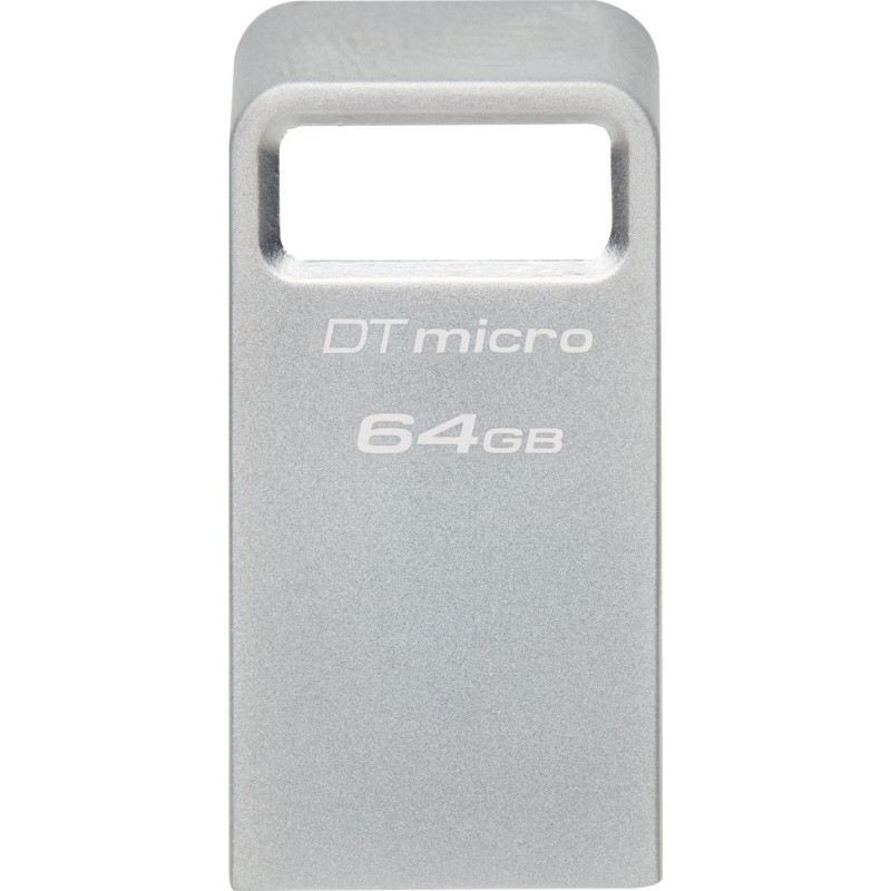 Kingston USB 3.2 Flash Drive DataTraveler micro 64 GB USB 3.2 Silver