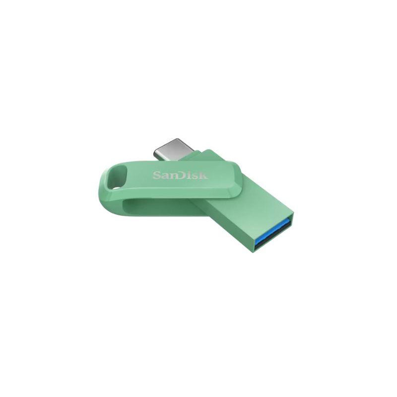 SanDisk Ultra Dual Drive Go USB 256GB USB Type-A / USB Type-C 3.2 Gen 1 (3.1 Gen 1) Green