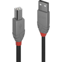Lindy 10m USB 2.0 Type A to B Cable Anthra Line 4002888366779