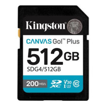 KINGSTON 512GB SDXC Canvas Go Plus Gen4