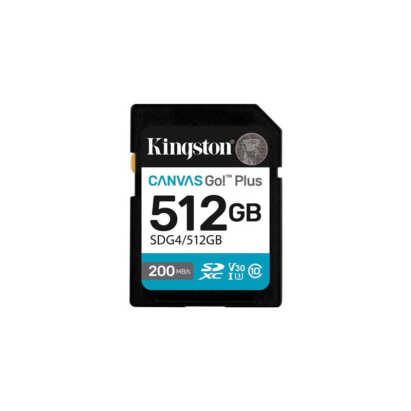 KINGSTON 512GB SDXC Canvas Go Plus Gen4