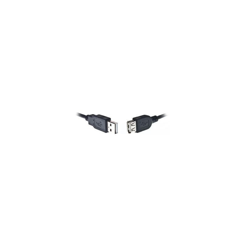 GEMBIRD USB 2.0 extension cable AM-AFI 0.75m black