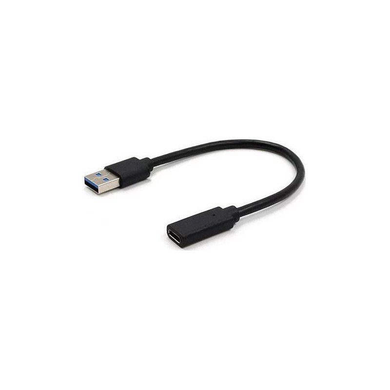Gembird USB 3.1 AM to Type-C female adapter cable 10 cm black