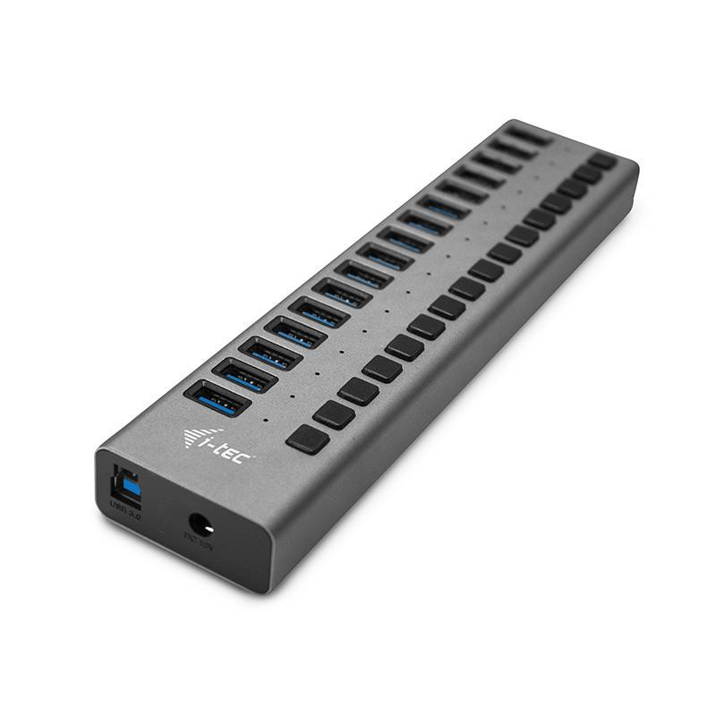 i-tec USB 3.0 Charging HUB 16port + Power Adapter 90 W 8595611702969