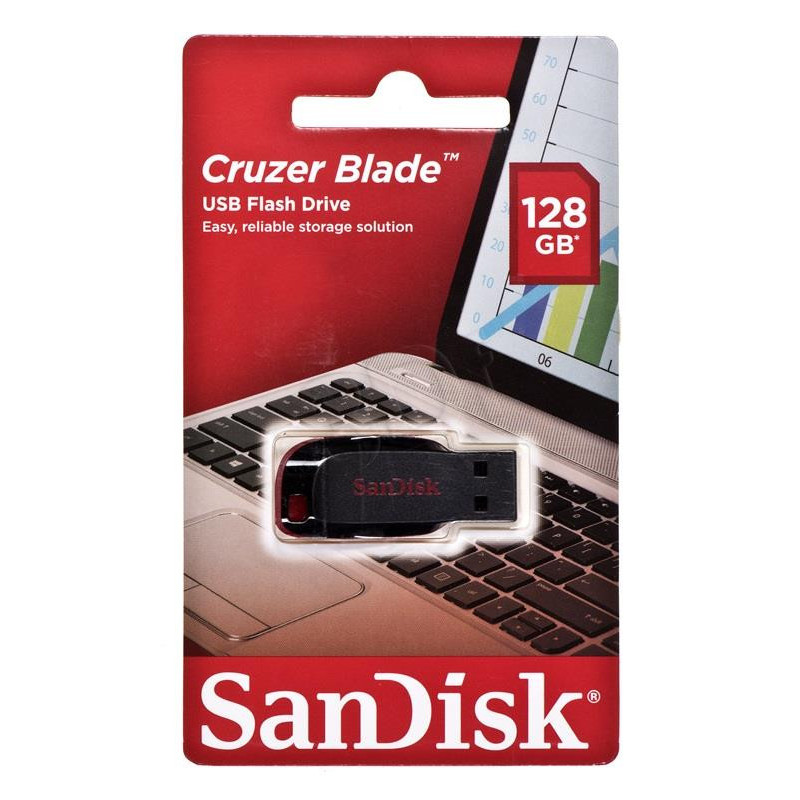 SanDisk Cruzer Blade 128 GB USB-Stick USB 2.0
