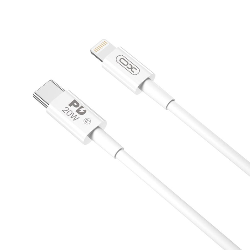 XO cable NB-Q189A PD USB-C - Lightning 1 0m 20W white 6920680880126