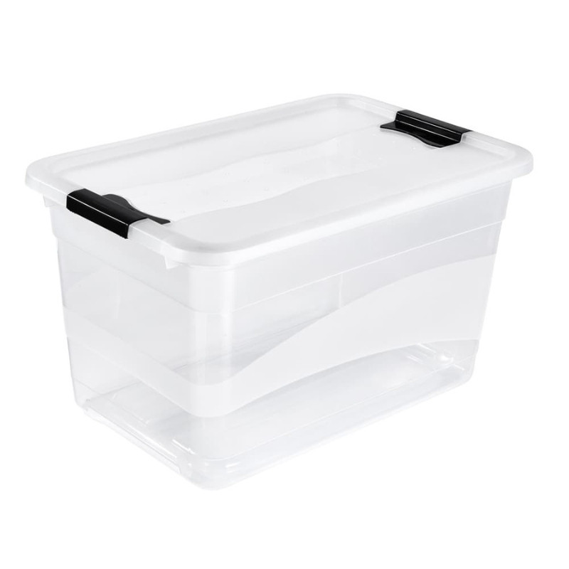 Kaste ar vaku crystalbox Cornelia 59 5x39 5x34cm 52L caurspidiga 4001515942010