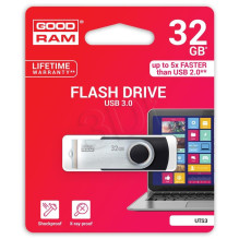 GOODRAM FLASHDRIVE 32GB USB 3.0 TWISTER Black