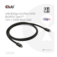 Club3D Kabel USB 80Gbps...
